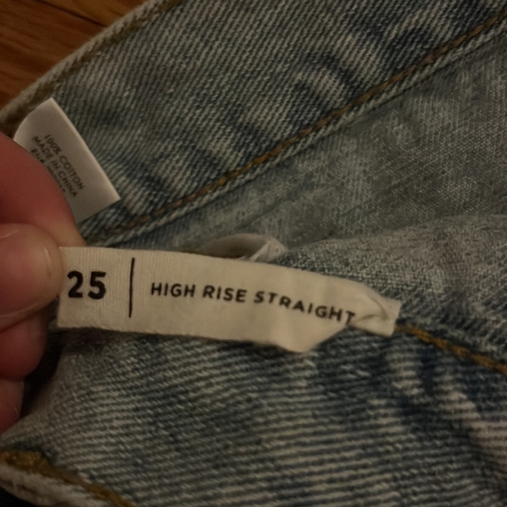 PACSUN HIGH RISE STRAIGHT JEANS - Picture 4 of 4